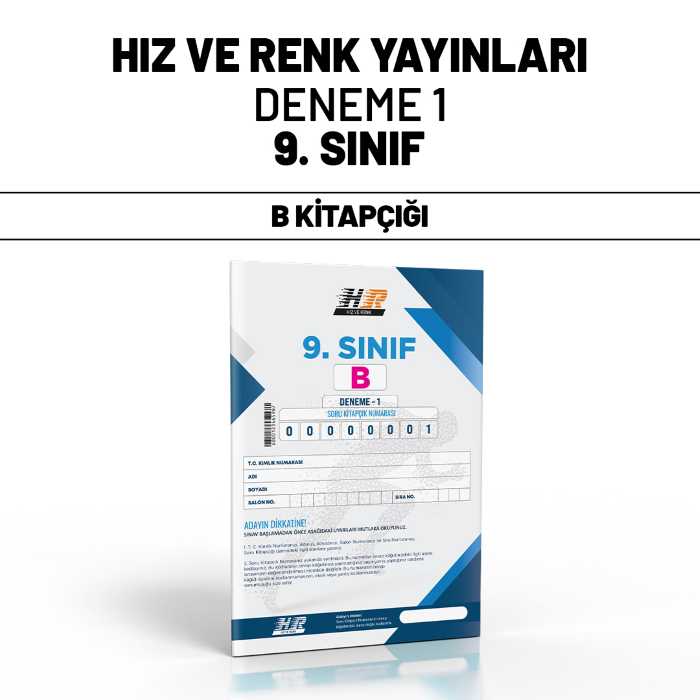 HIZ RENK 09.SINIF SÜREÇ ANALİZ SERİSİ 1-B - 25-26